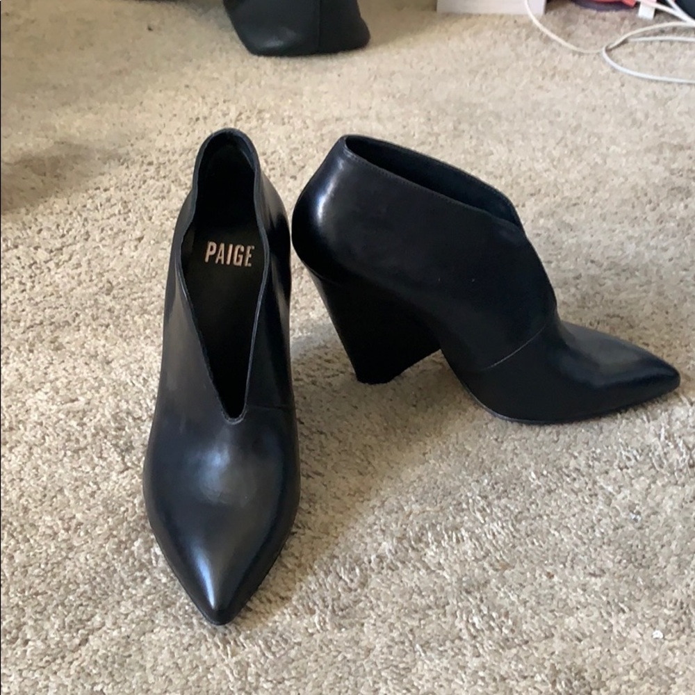 Black Paige booties